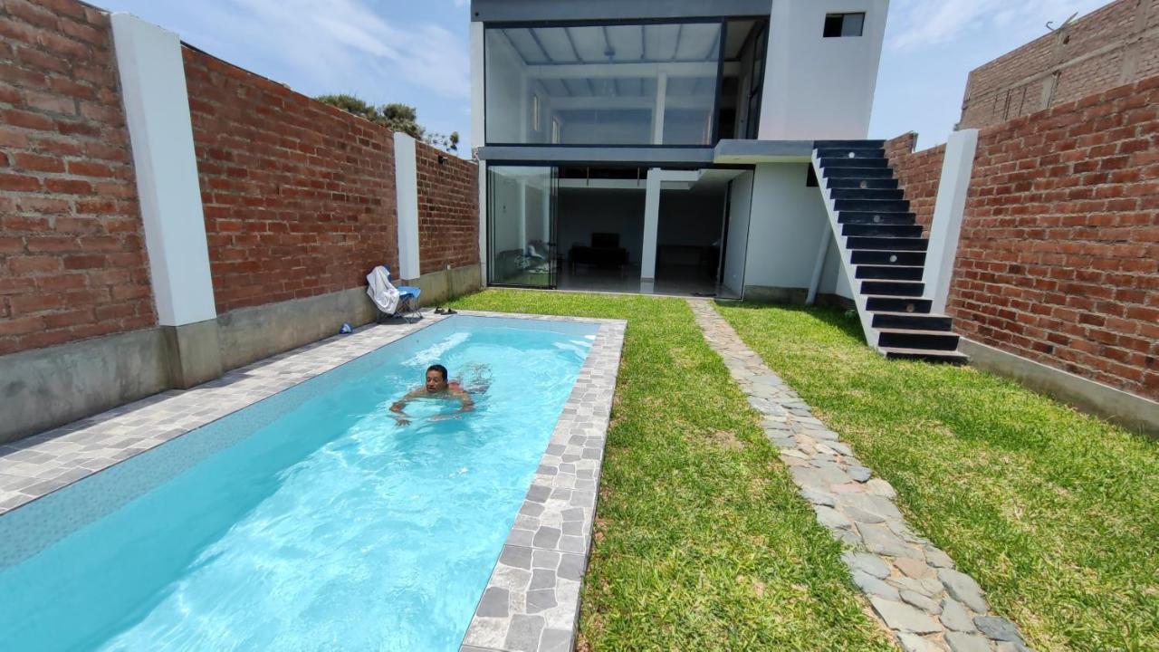 Casa De Playa Con Piscina Villa Ancon Exterior photo