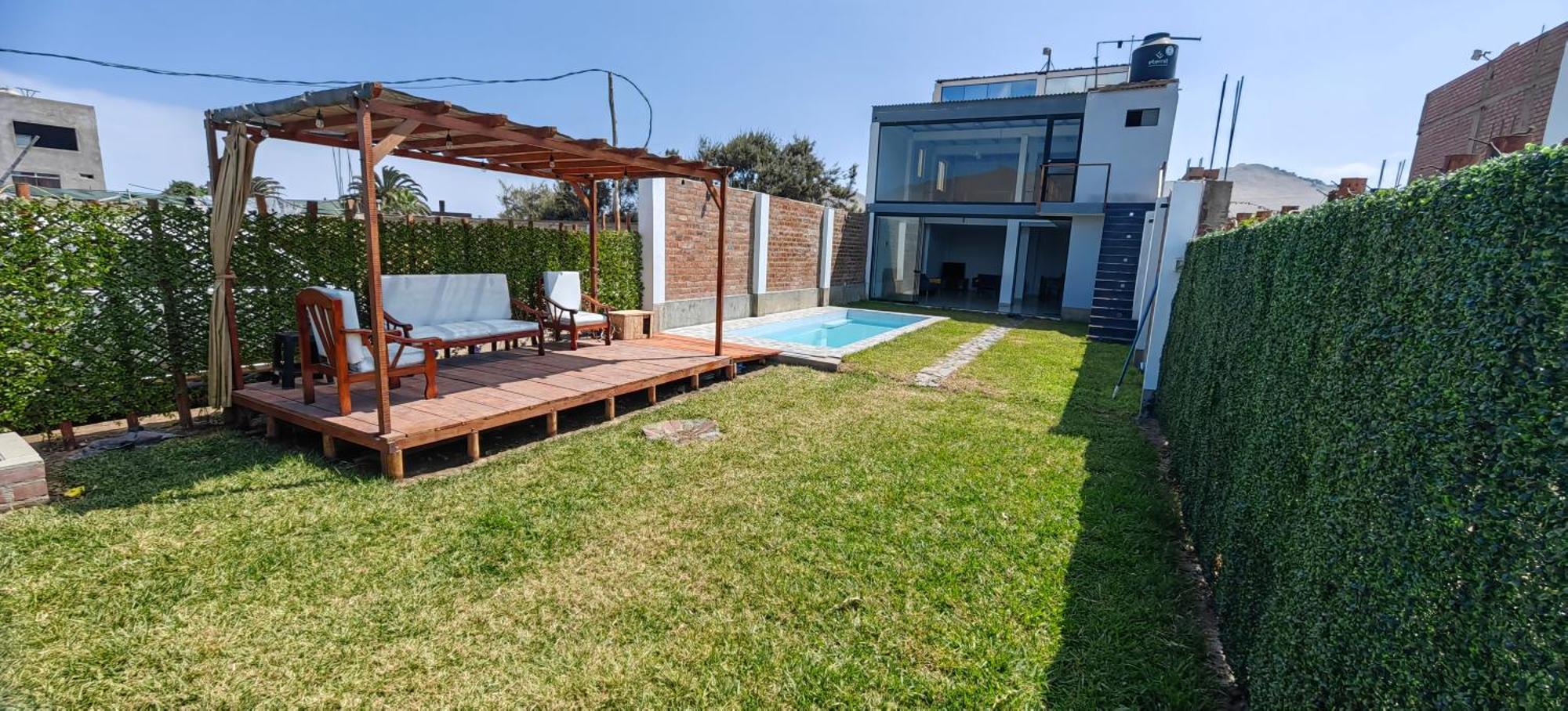 Casa De Playa Con Piscina Villa Ancon Exterior photo